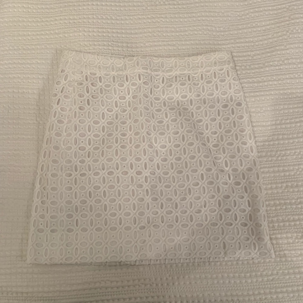 J. Crew white skirt